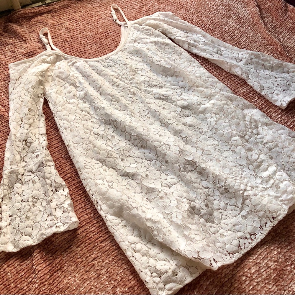 Lace Off-The-Shoulder Dress